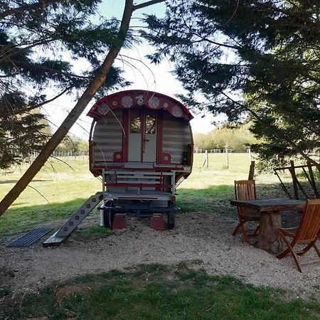 Hotel Roulotte Irlandaise Polly Saint-Vincent-en-Bresse Esterno foto
